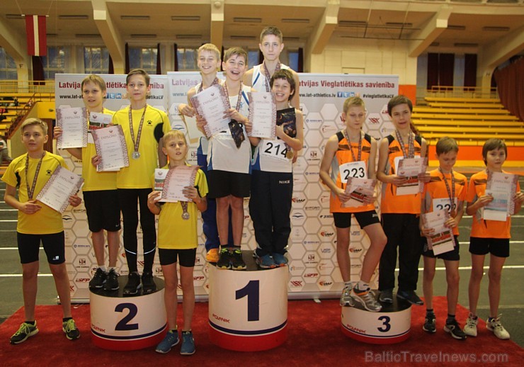 Latvijas vieglatlētikas čempionātā U14 noskaidroti jaunie uzvarētāji - 4x150 metru stafetes skrējiena uzvarētāji 142061