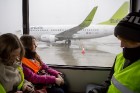airBaltic profesionāļu darbam sekoja līdzi jaunieši no visas Latvijas – Salacgrīvas, Jelgavas, Smiltenes, Liepājas, Daugavpils, Auces, Rīgas un citām  6