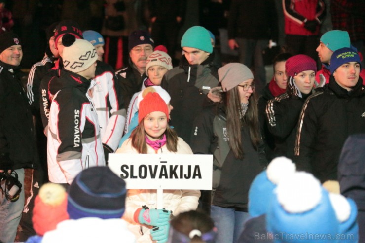 Siguldas bobsleja un kamaniņu trasē sestdien startēja 45. FIL pasaules čempionāts kamaniņu sportā. Foto: Juris Ķilkuts,  FotoAtelje.lv 143192