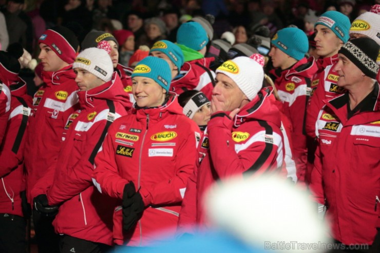 Siguldas bobsleja un kamaniņu trasē sestdien startēja 45. FIL pasaules čempionāts kamaniņu sportā. Foto: Juris Ķilkuts,  FotoAtelje.lv 143202