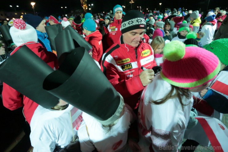Siguldas bobsleja un kamaniņu trasē sestdien startēja 45. FIL pasaules čempionāts kamaniņu sportā. Foto: Juris Ķilkuts,  FotoAtelje.lv 143209