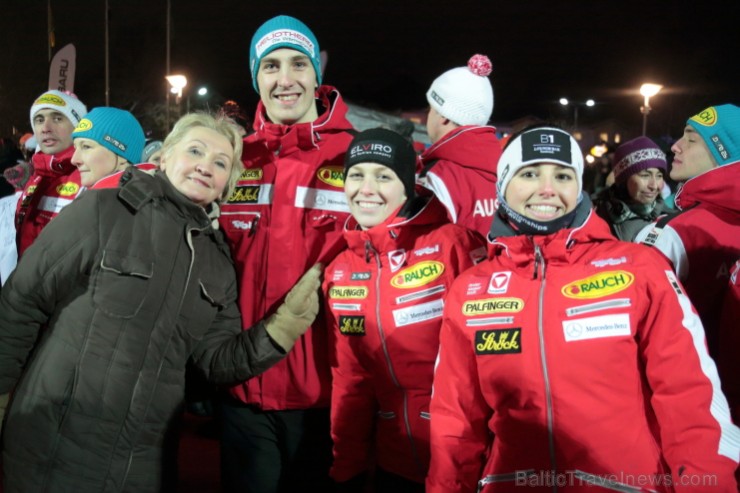 Siguldas bobsleja un kamaniņu trasē sestdien startēja 45. FIL pasaules čempionāts kamaniņu sportā. Foto: Juris Ķilkuts,  FotoAtelje.lv 143222