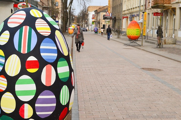 Daugavpilī Rīgas ielā tapusi Lieldienu olu galerija 145694