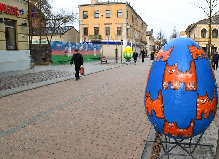 Daugavpilī Rīgas ielā tapusi Lieldienu olu galerija - www.VisitDaugavpils 145696