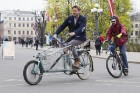 Pirmais Rīgas pasažieru un kravas velosipēdu salidojums pārsteidz rīdziniekus un viesus 4