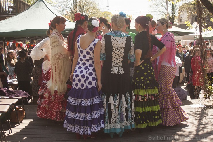Spānijas diena Kalnciema kvartālā pulcē flamenko deju cienītājus 148424