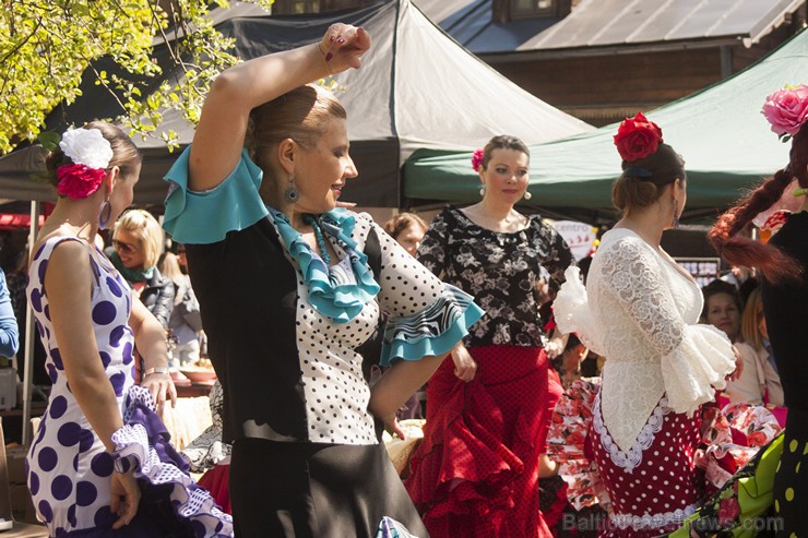 Spānijas diena Kalnciema kvartālā pulcē flamenko deju cienītājus 148435