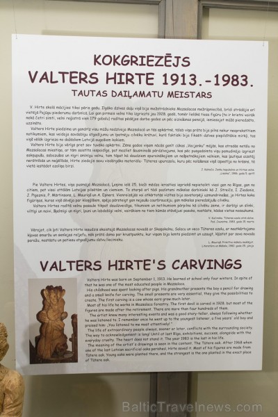 Mazsalacas novada muzej apskatāma unikāla Valtera Hirtes koka skulptūru ekspozīcija 150557