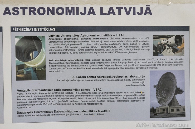 Baldones Šmita teleskops ir lielākais Baltijā un divpadsmitais lielākais šādas sistēmas teleskops pasaulē 151118