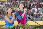 XI Latvijas skolu jaunatnes dziesmu un deju svētku noslēguma koncerts uzlādē latvisko garu 83