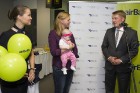 Starptautiskā lidosta «Rīga» sagaidīja savu 50 miljono pasažieri kopš lidostas dibināšanas - Montu Skābarnieci, kura liedostā ieradās ar airBaltic rei 5