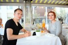 Kluba - restorāna SEZONA viesi mūzikas pavadībā bauda šampanieti un šefpavāra gardumus 10