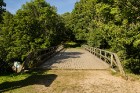 Rīvas upes koka tilts ir Latvijā vienīgais koka atgāžņu sistēmas konstrukcijas tilts 4