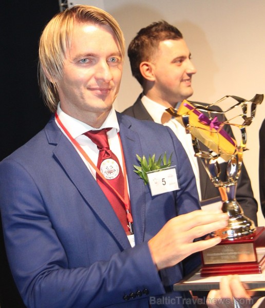 Bārmeņu sacensību «Evian Latvia Cup 2015» 1.vietas ieguvējs  Ingus Reizenbergs 160140