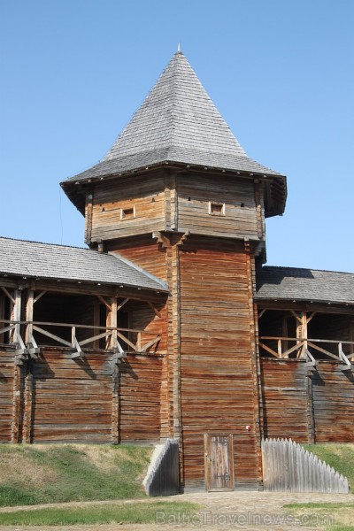 2008. gadā rekonstruētais Baturinas cietoksnis (18. gadsimta sākums). Vairāk informācijas - www.baturin-capital.gov.ua 161399