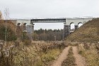 Dzelzceļa tilts pār Raunas upi ir augstākais dzelzsceļa tilts Baltijā 3
