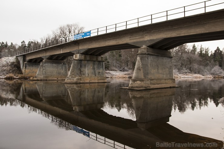 Tilts pār Gauju pie Strenčiem ir otrs vecākais daudzlaidumu dzelzbetona tilts Latvijā 165270