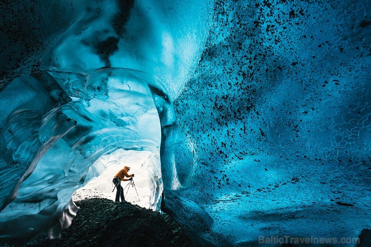 Iemūžināts Islandes Vatnajēkidla ledāja skaistums 165390