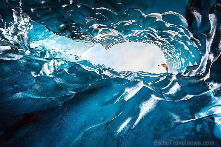 Iemūžināts Islandes Vatnajēkidla ledāja skaistums 165395