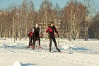 Rīdzinieki iemēģina jauno slēpošanas trasi 24