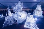Jelgavu 18. Starptautiskajā Ledus skulptūru festivālā izkrāšņo Pasaules brīnumi 2
