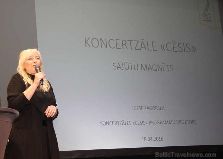 Divas dienas Jūrmalas Dzintaru koncertzālē notiek Latvijas Kultūras tūrisma konference. Koncertzāles Cēsis programmu direktore Inese Zagorska. 172396