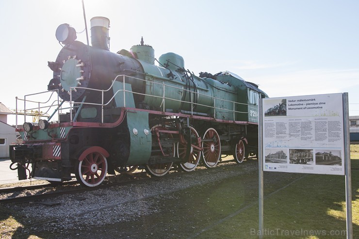 Valgā apskatāma tvaika lokomotīve - piemiņas zīme SU 251-98 172417