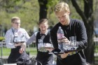 Viesmīļu skrējiens Eslanādē pulcē ātrākos viesmīļus 65