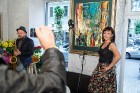 Izstādes koncepcija - ļaujies sajūtām un sapņiem - vērojama ikvienā no mākslinieces Agijas Auderes radītajām gleznām, kas apskatāmas «Vīna Studijā» 15