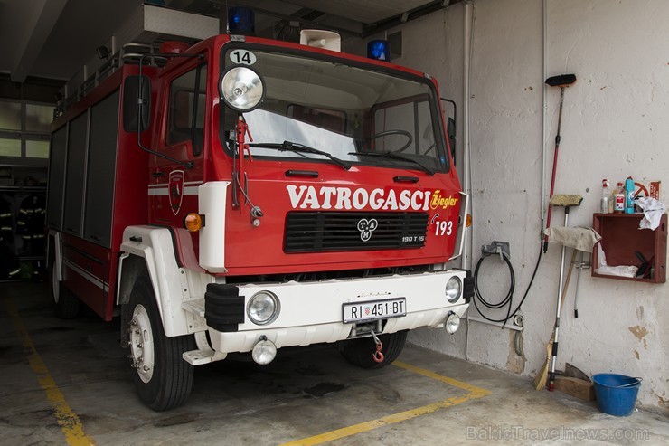 Travelnews.lv apskata ugunsdzēsēju depo Horvātijas lielākajā salā Krk 177807