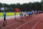 Valmierā, J. Daliņa stadionā, norisinās Latvijas čempionāts ugunsdzēsības sportā 11