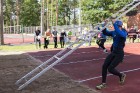 Valmierā, J. Daliņa stadionā, norisinās Latvijas čempionāts ugunsdzēsības sportā 51