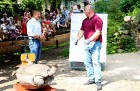 Rīgas zoodārzā jau sešpadsmito reizi norisinājās ikgadējais Galapagu bruņrupuču svēršanas pasākums 16