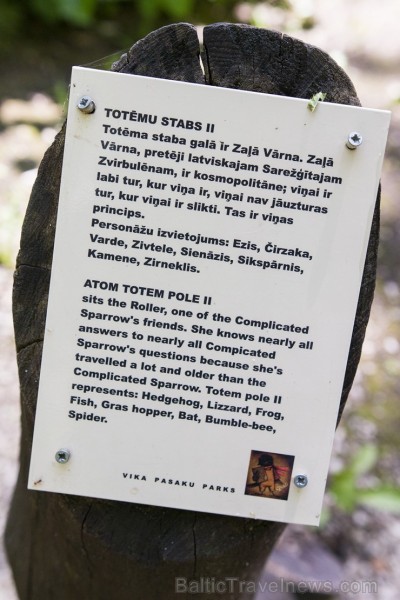 Vika pasaku parkā Dikļos apskatāmas rakstnieka pasaku varoņu koka figūras 180877