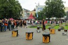 Bundzinieku grupa «Fills de la Flama» priecē Rīgas svētku apmeklētājus 2