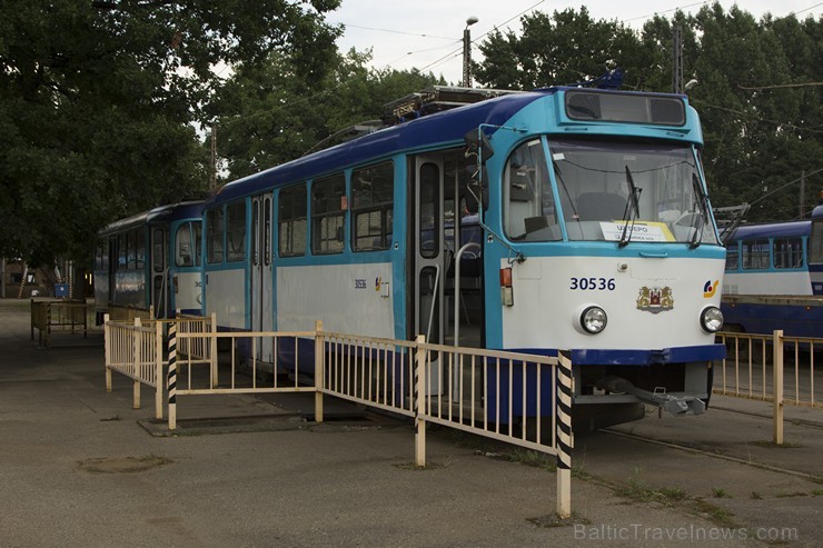 Travelnews.lv apskata tramvaju dažādību Rīgas 3. tramvaju depo 183295