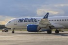Starptautiskajā lidostā «Rīga» lidsabiedrība airBaltic prezentē Bombardier ražoto «CS300» lidmašīnu 7