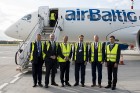 Starptautiskajā lidostā «Rīga» lidsabiedrība airBaltic prezentē Bombardier ražoto «CS300» lidmašīnu 5