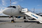 Starptautiskajā lidostā «Rīga» lidsabiedrība airBaltic prezentē Bombardier ražoto «CS300» lidmašīnu 12