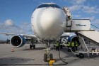 Starptautiskajā lidostā «Rīga» lidsabiedrība airBaltic prezentē Bombardier ražoto «CS300» lidmašīnu 13