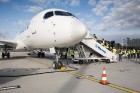 Starptautiskajā lidostā «Rīga» lidsabiedrība airBaltic prezentē Bombardier ražoto «CS300» lidmašīnu 17