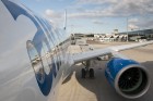 Starptautiskajā lidostā «Rīga» lidsabiedrība airBaltic prezentē Bombardier ražoto «CS300» lidmašīnu 22