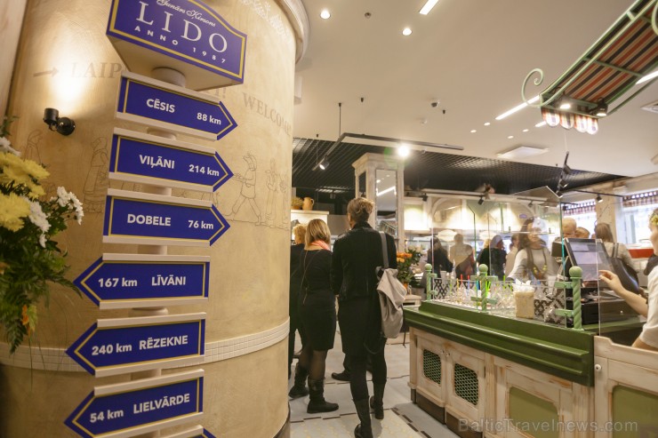 Pašā Rīgas sirdī – stacijas laukumā, tirdzniecības centrā “Origo” – ceturtdien, 3.novembrī, svinīgi atklāts pirmais jaunā dizaina koncepta LIDO restor 187419
