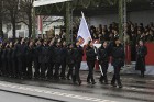 Ar militāru parādi Latvijas un sabiedroto bruņotie spēki godina Latvijas valsts izveidošanu 34