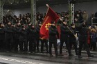 Ar militāru parādi Latvijas un sabiedroto bruņotie spēki godina Latvijas valsts izveidošanu 36
