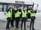 Rīga. Šodien, 2016.gada 30.novembrī Latvijas lidsabiedrība airBaltic Rīgā sagaidīja pasaulē pirmo Bombardier CS300 lidmašīnu. 10