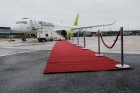 AirBaltic veic pirmo demo lidojumu virs latvijas ar jauno Bombardier CS300 lidmašīnu 4