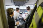 AirBaltic veic pirmo demo lidojumu virs latvijas ar jauno Bombardier CS300 lidmašīnu 9