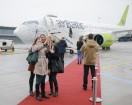 AirBaltic veic pirmo demo lidojumu virs latvijas ar jauno Bombardier CS300 lidmašīnu 23