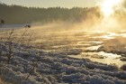 Valmiera ar Gauju līkumotu - pilsētas iedzīvotājus priecē skaisti un sniegoti skati 19